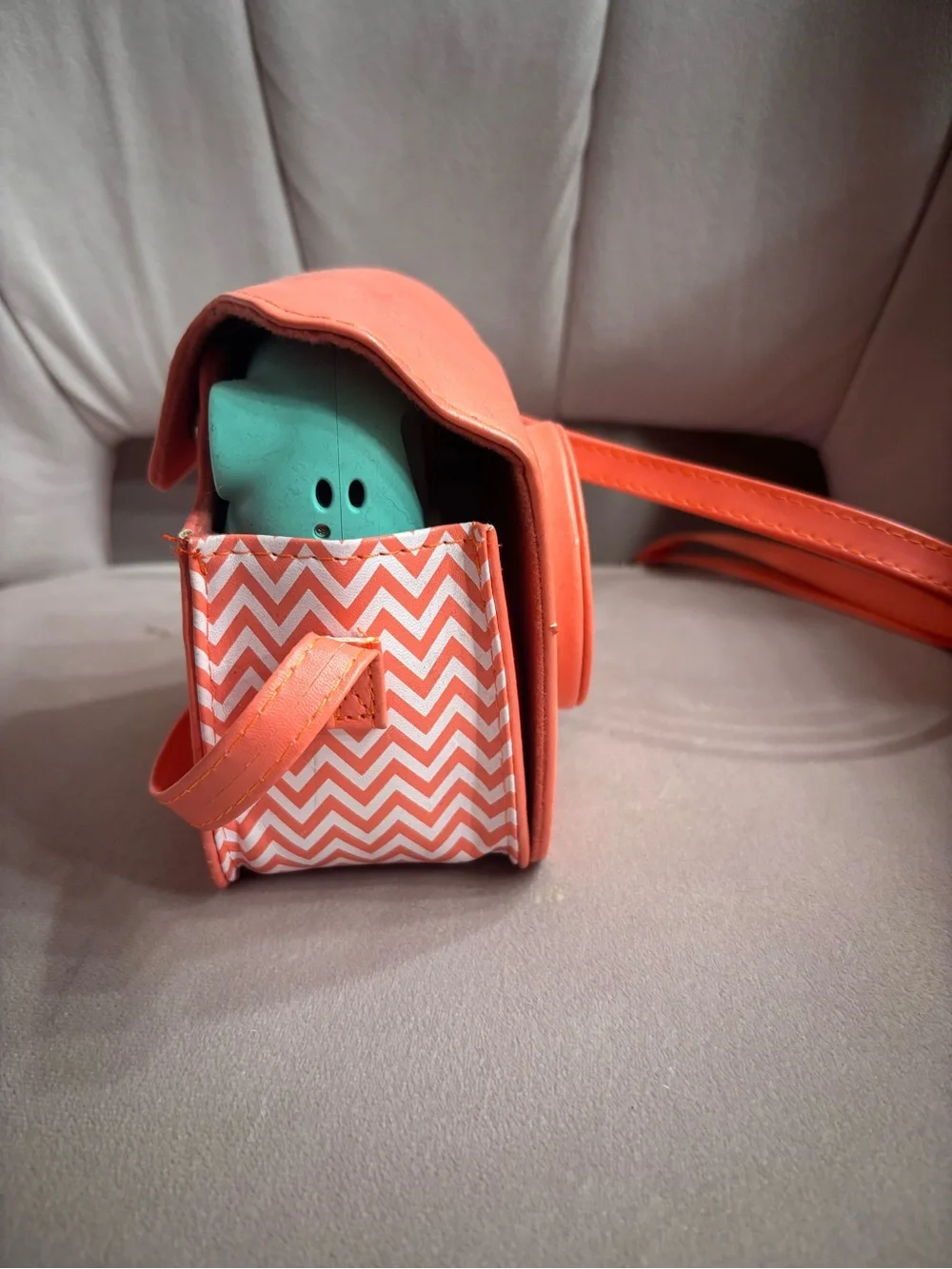 Fujifilm Instax Compact Camera Case in Coral Orange